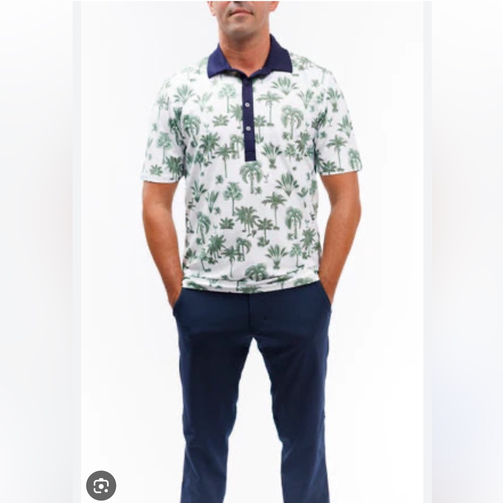Smith & Quinn Eastwood Polo - Palmtini, size large